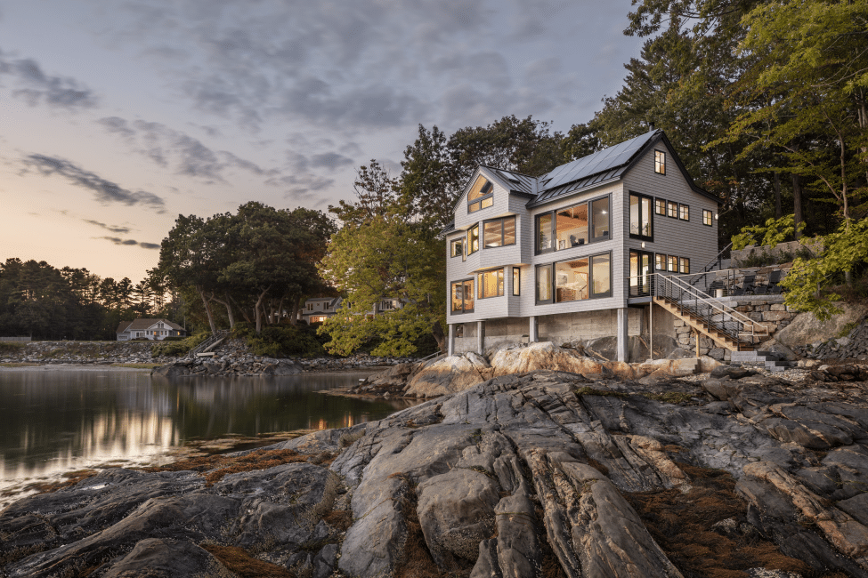 Perched Over Casco Bay project