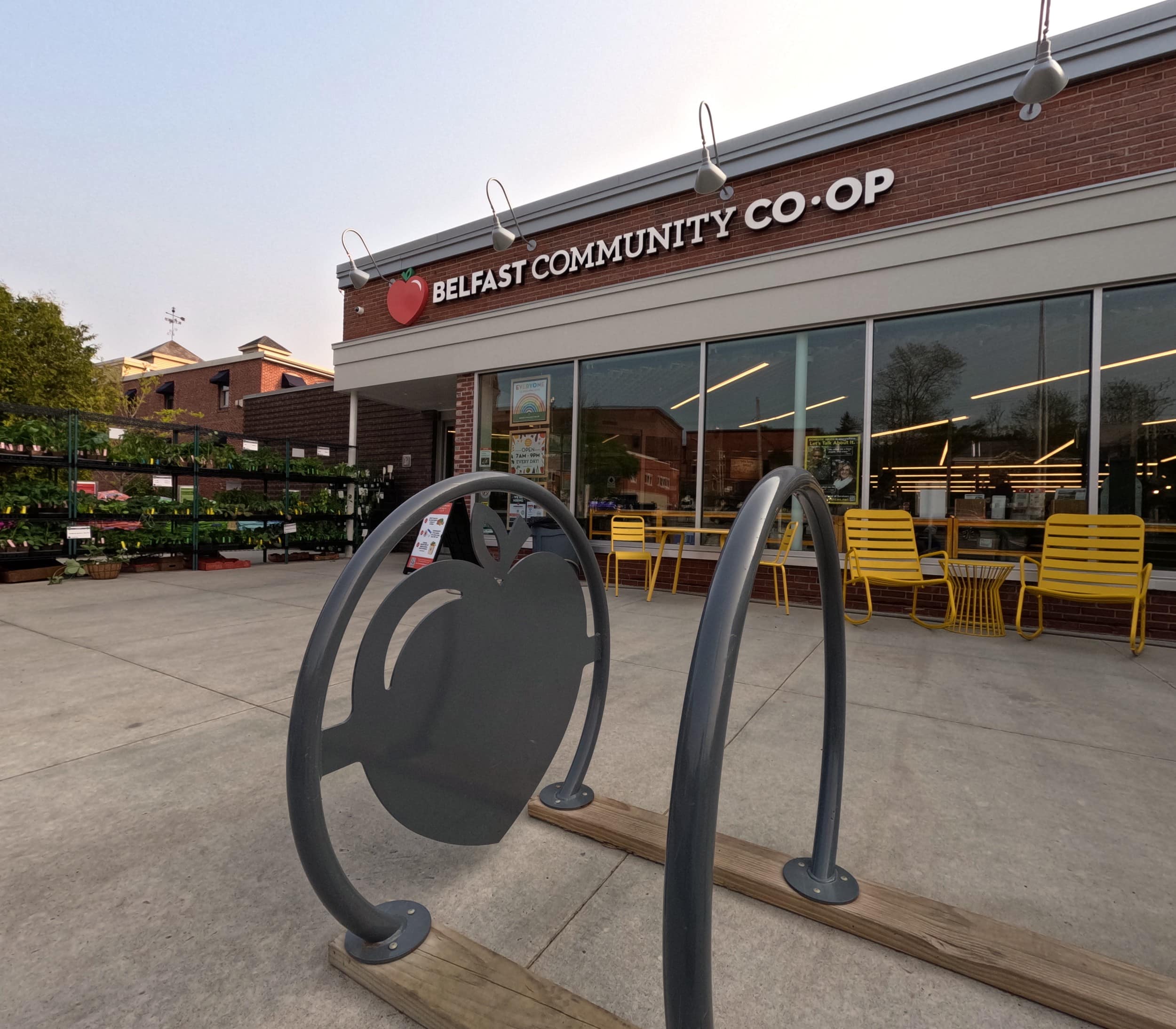 Belfast Community Co-op, new entrance