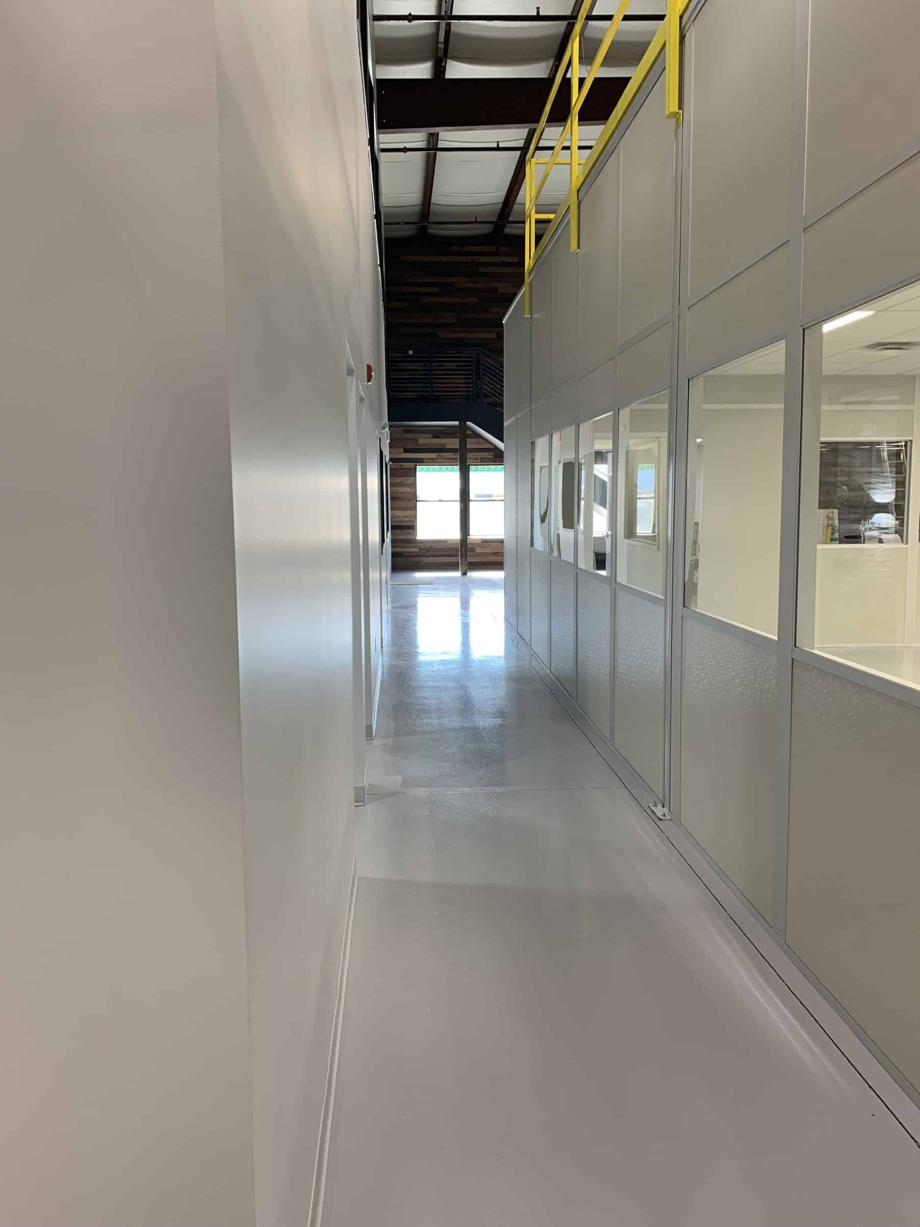 Hallway between labs