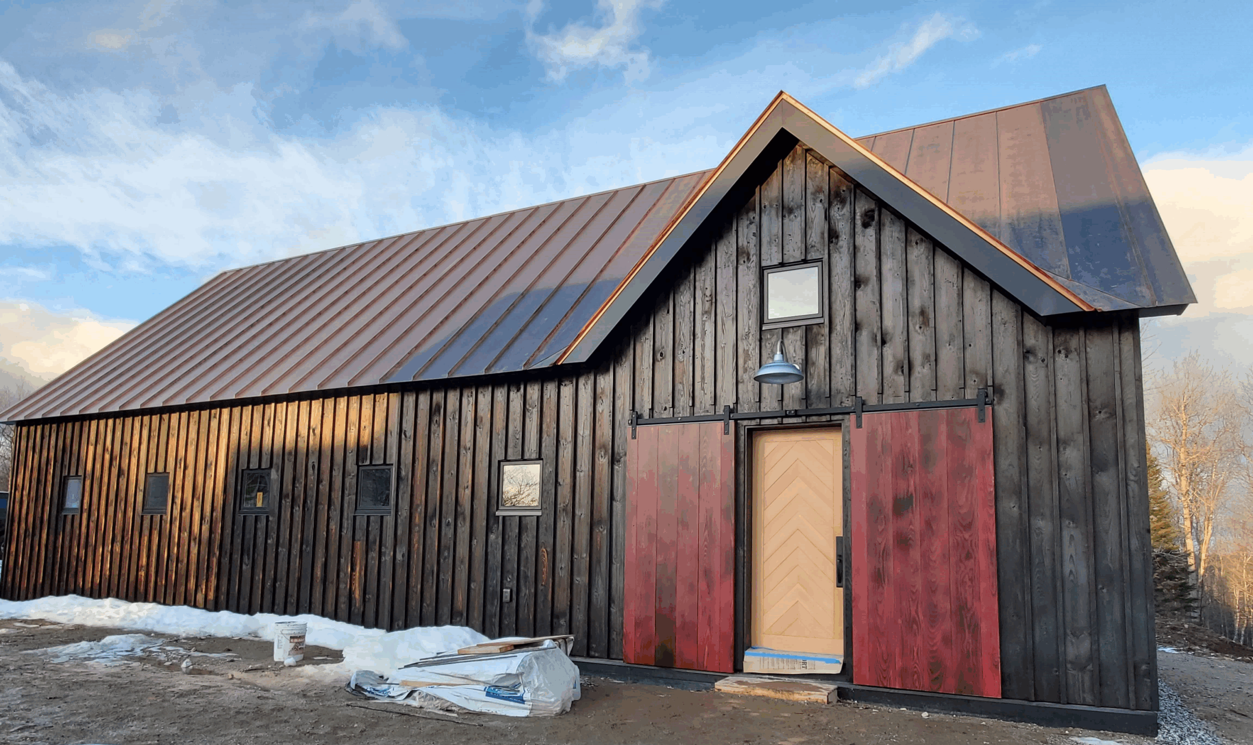 Copper roof