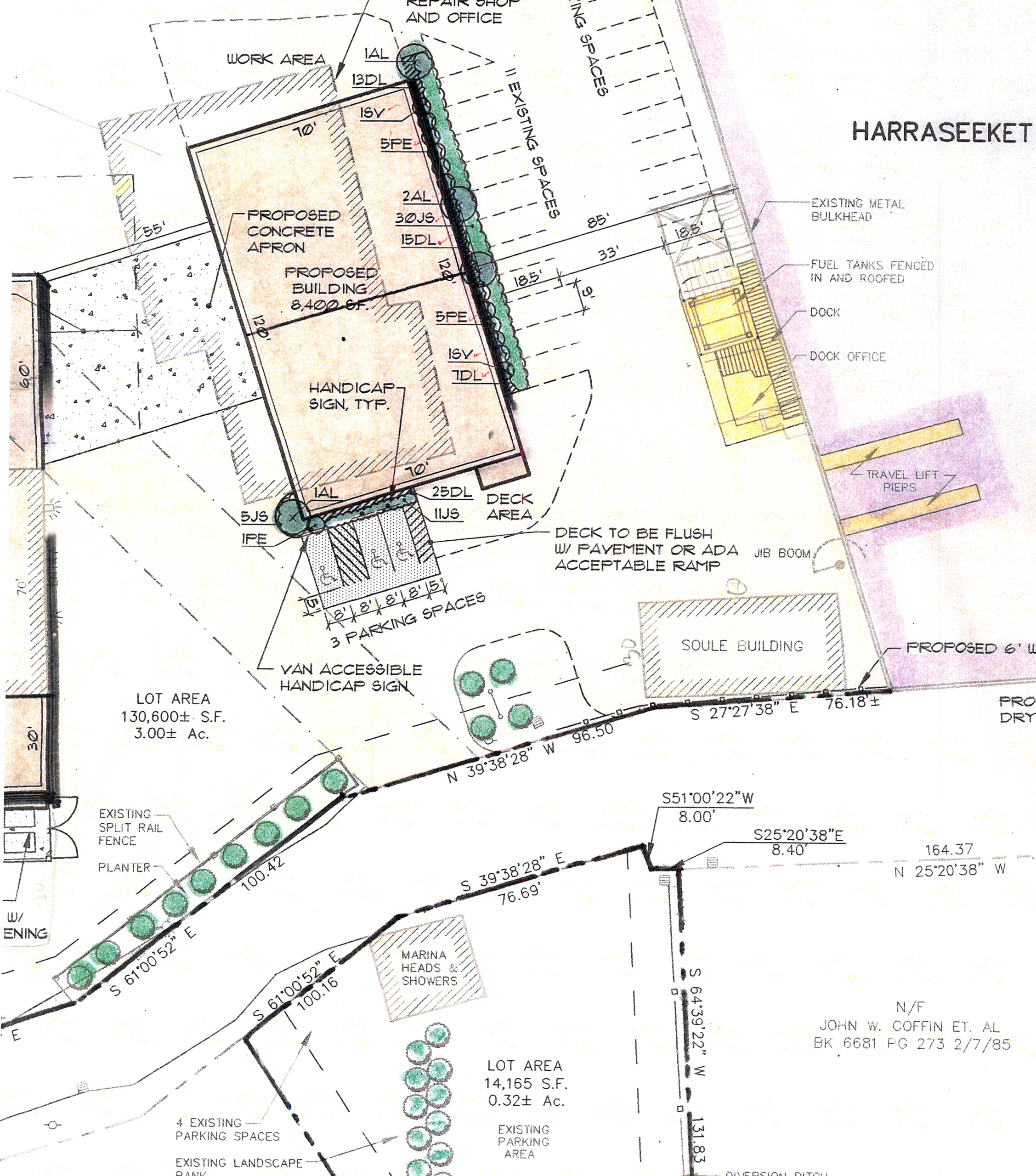 Brewers Boat Yard Site plan