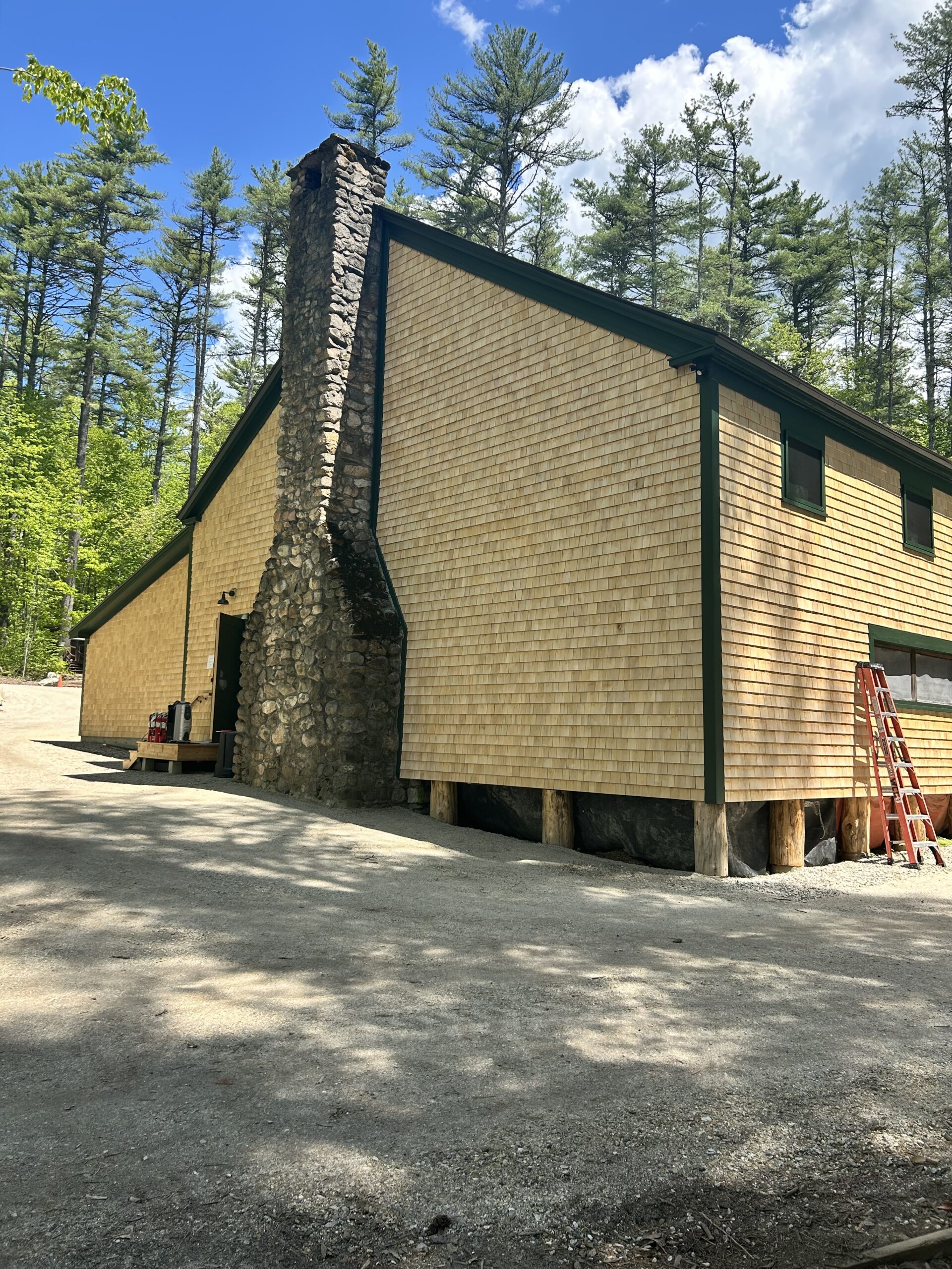 Exterior view of camps new dining hall