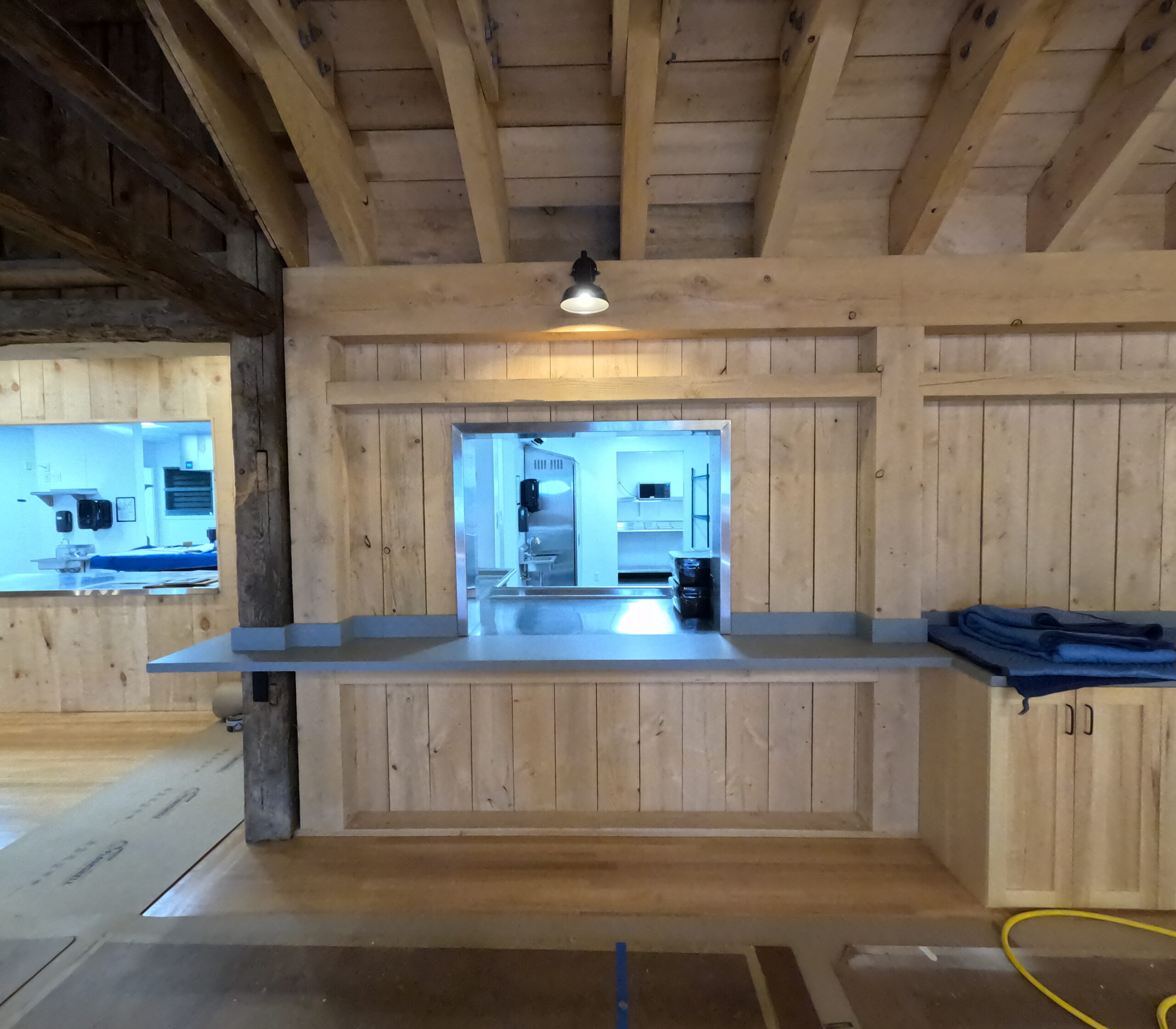 Serving area from dining hall