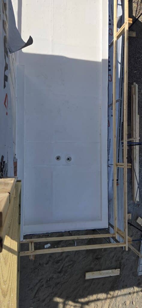StormCure liquid applied roof membrane on a Maine house.